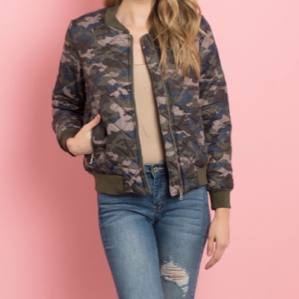Quilted Camouflage Jacket - Picture 8 of 11